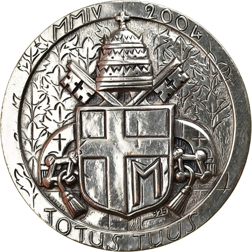 Vatican, Médaille, Scène Biblique, Totus Tuus, Religions & beliefs, 2004