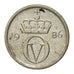 Moneta, Norvegia, Olav V, 10 Öre, 1986, BB, Rame-nichel, KM:416