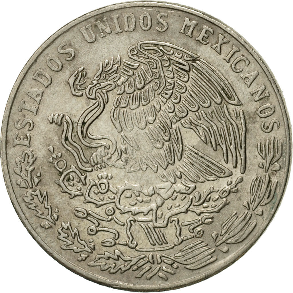 Moneda, México, 20 Centavos, 1975, Mexico City, MBC, Cobre - níquel, KM:442