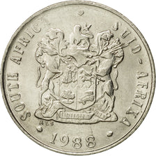 Coin, South Africa, 10 Cents, 1988, AU(50-53), Nickel, KM:85