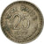 Moneta, INDIE-REPUBLIKA, 25 Paise, 1977, EF(40-45), Miedź-Nikiel, KM:49.1