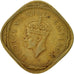 Coin, INDIA-BRITISH, George VI, 2 Annas, 1943, EF(40-45), Nickel-brass, KM:541a