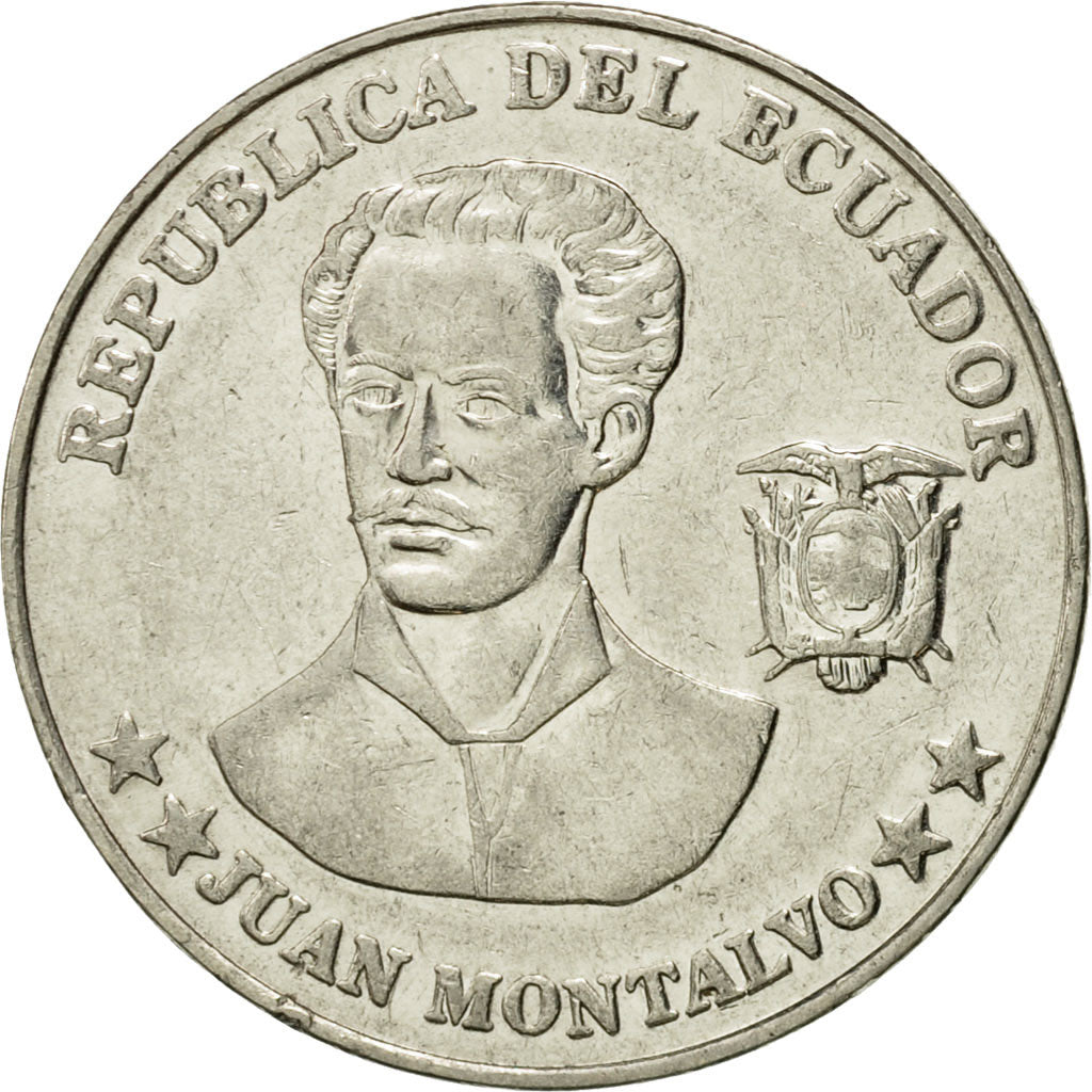 Coin, Ecuador, 5 Centavos, Cinco, 2000, EF(40-45), Steel, KM:105