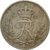 Moneta, Danimarca, Frederik IX, 10 Öre, 1957, Copenhagen, BB, Rame-nichel