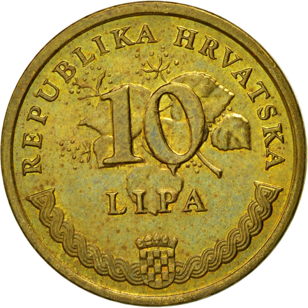 Monnaie, Croatie, 10 Lipa, 2007, TTB, Brass plated steel, KM:6