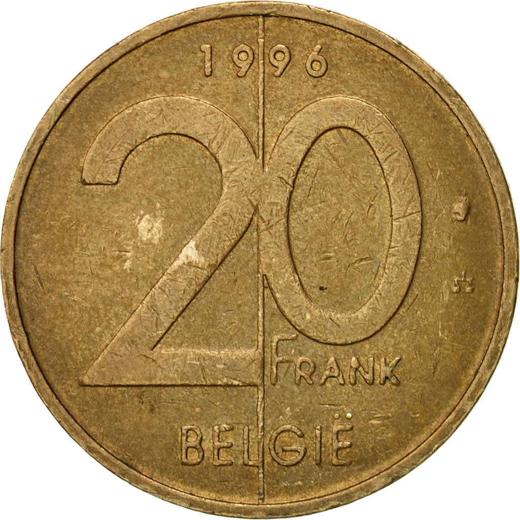 Monnaie, Belgique, Albert II, 20 Francs, 20 Frank, 1996, Bruxelles, TTB