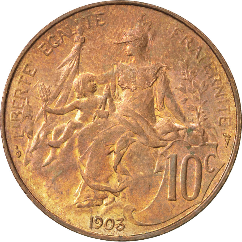 IIIème République, 10 Centimes Dupuis 1903, KM 843