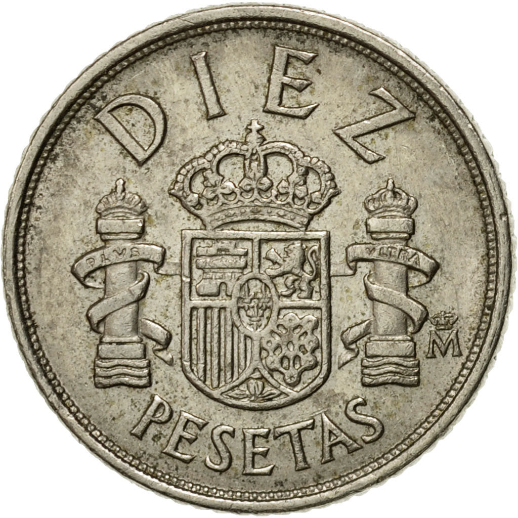 Moneta, Hiszpania, Juan Carlos I, 10 Pesetas, 1983, EF(40-45), Miedź-Nikiel