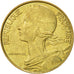 Moneda, Francia, Marianne, 20 Centimes, 1997, Paris, MBC, Aluminio - bronce