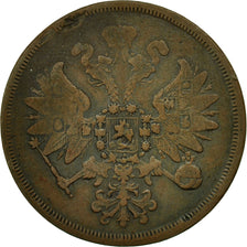 Coin, Russia, Alexander II, 2 Kopeks, 1859, Saint-Petersburg, VF(20-25), Copper
