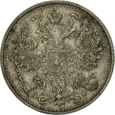 Coin, Russia, Nicholas II, 15 Kopeks, 1913, Saint-Petersburg, VF(20-25), Silver