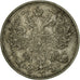 Coin, Russia, Nicholas II, 15 Kopeks, 1913, Saint-Petersburg, VF(20-25), Silver