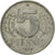 Moneda, REPÚBLICA DEMOCRÁTICA ALEMANA, 5 Pfennig, 1968, Berlin, BC+, Aluminio