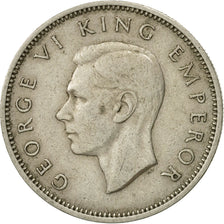 Monnaie, Nouvelle-Zélande, George VI, Shilling, 1947, TTB, Copper-nickel, KM:9a