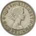 Moneda, Nueva Zelanda, Elizabeth II, Shilling, 1957, MBC, Cobre - níquel