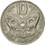 Coin, New Zealand, Elizabeth II, 10 Cents, 1967, EF(40-45), Copper-nickel, KM:35