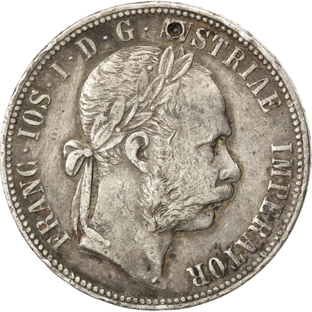 Coin, Austria, Franz Joseph I, Florin, 1887, EF(40-45), Silver, KM:2222