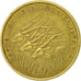 Coin, Equatorial Guinea, 25 Francos, 1985, Paris, EF(40-45), Aluminum-Bronze