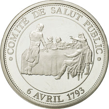 France, Medal, Comité de Salut Public, 1989, Proof, MS(63), Silver