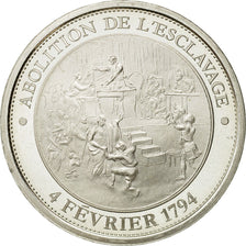 France, Medal, Abolition de l'esclavage, 1989, Proof, MS(63), Silver