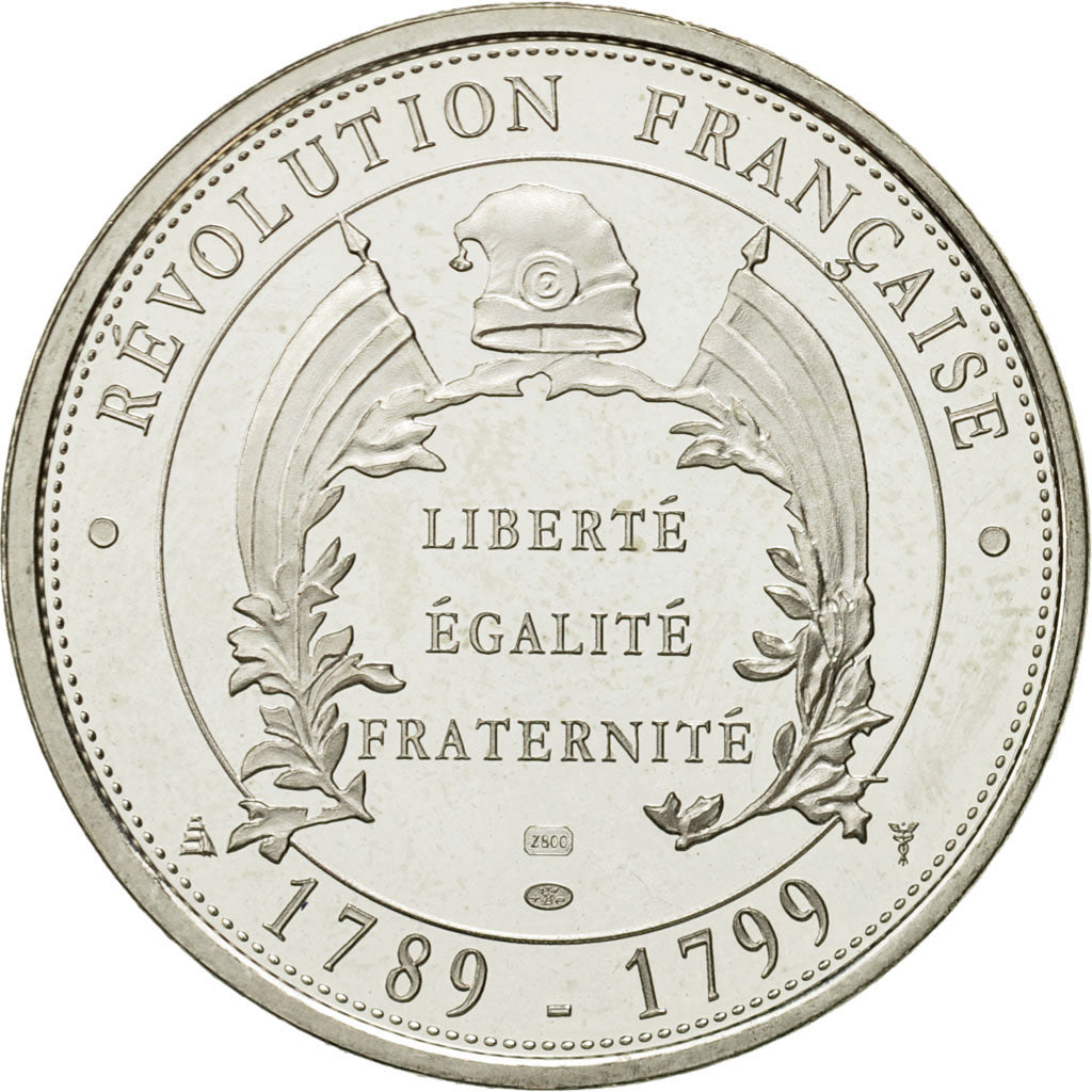 France, Medal, Abolition de l'esclavage, 1989, Proof, MS(63), Silver