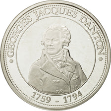 Francia, Medal, Georges Jacques Danton, 1989, Proof, SC, Plata
