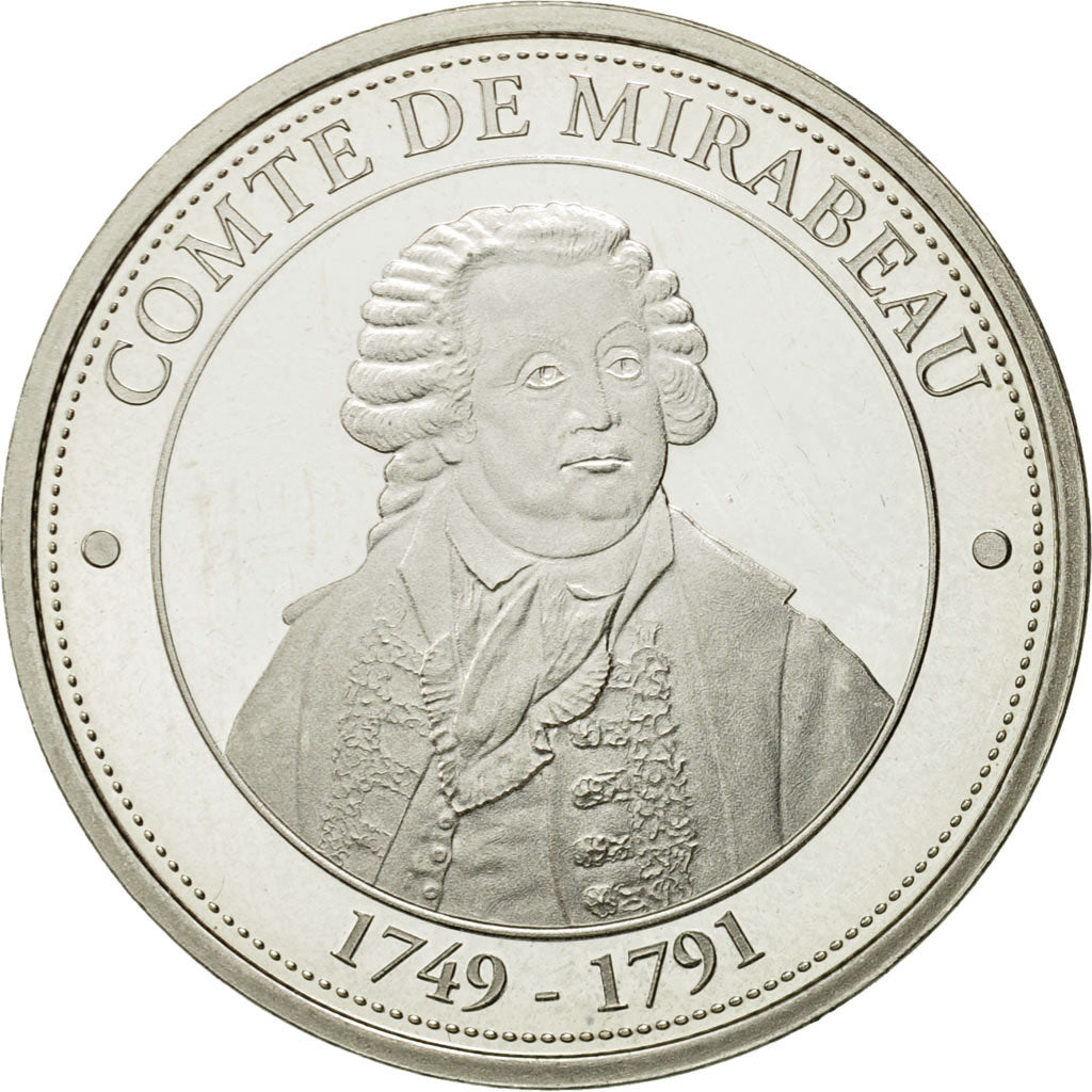 France, Medal, Comté de Mirabeau, 1989, Proof, MS(63), Silver