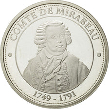 France, Medal, Comté de Mirabeau, 1989, Proof, MS(63), Silver