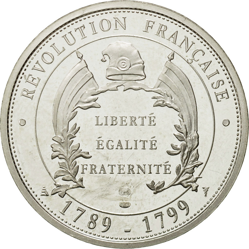 France, Medal, Comté de Mirabeau, 1989, Proof, MS(63), Silver