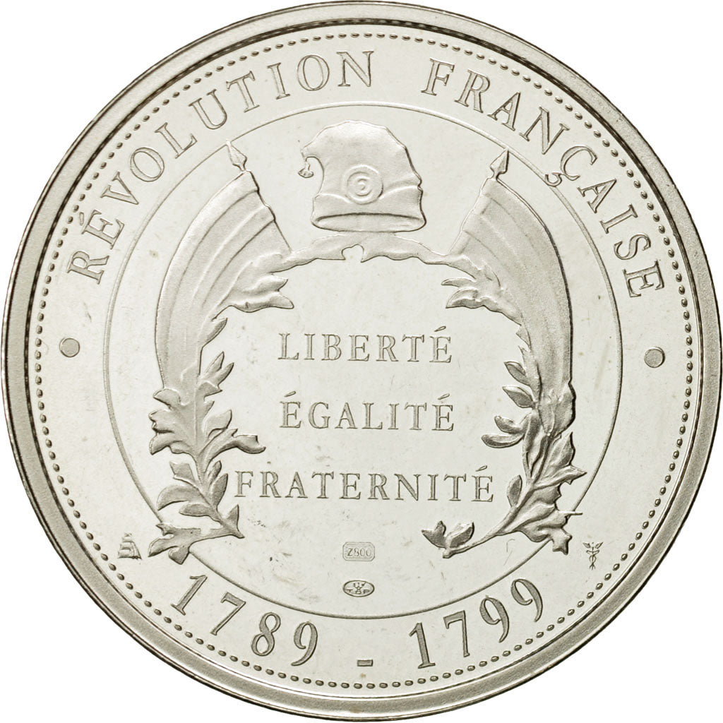 France, Medal, Charles-Maurice de Talleyrand, 1989, Proof, MS(63), Silver