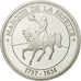 France, Medal, Marquis de la Fayette, 1989, Proof, MS(63), Silver