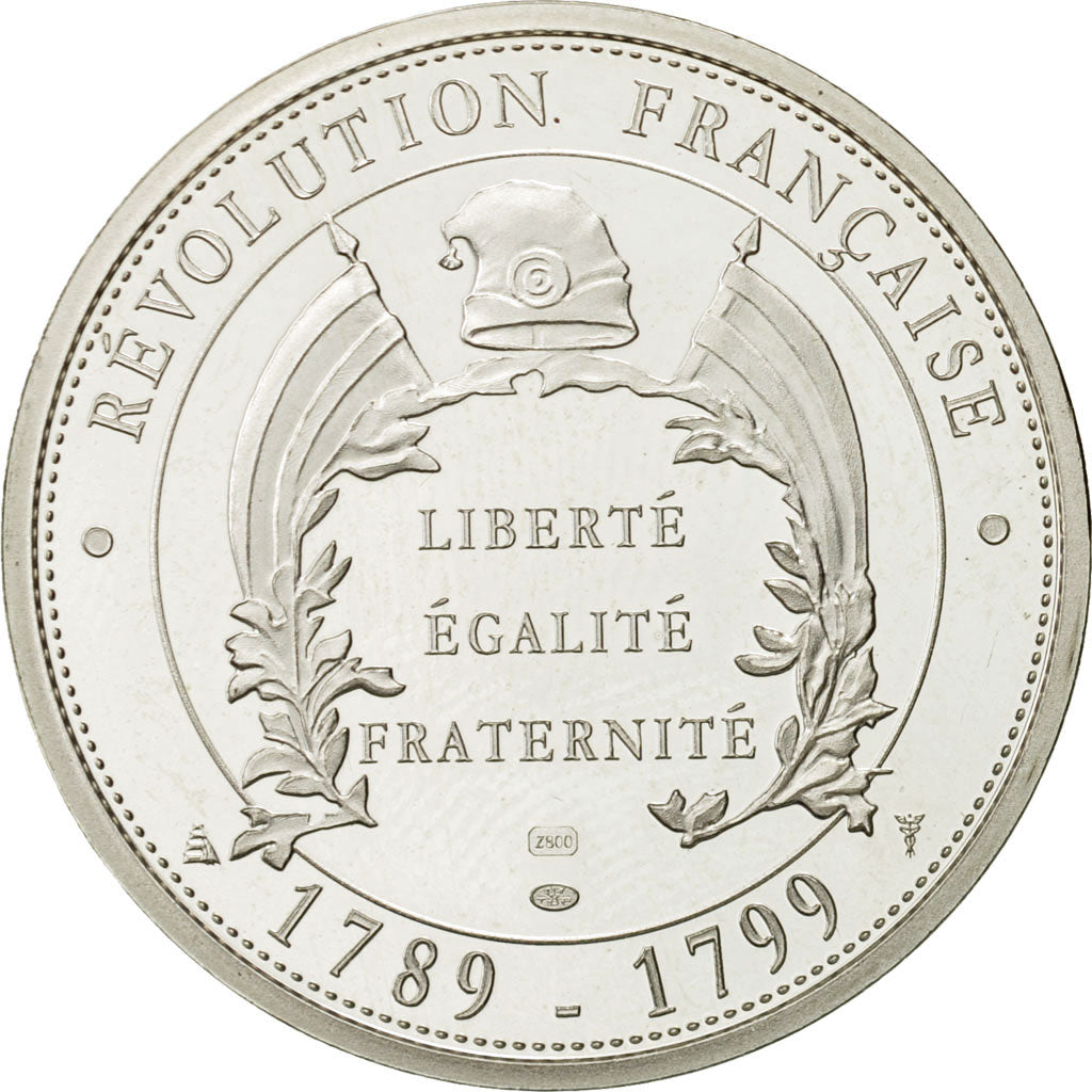 France, Medal, La Marseillaise, 1989, Proof, MS(63), Silver
