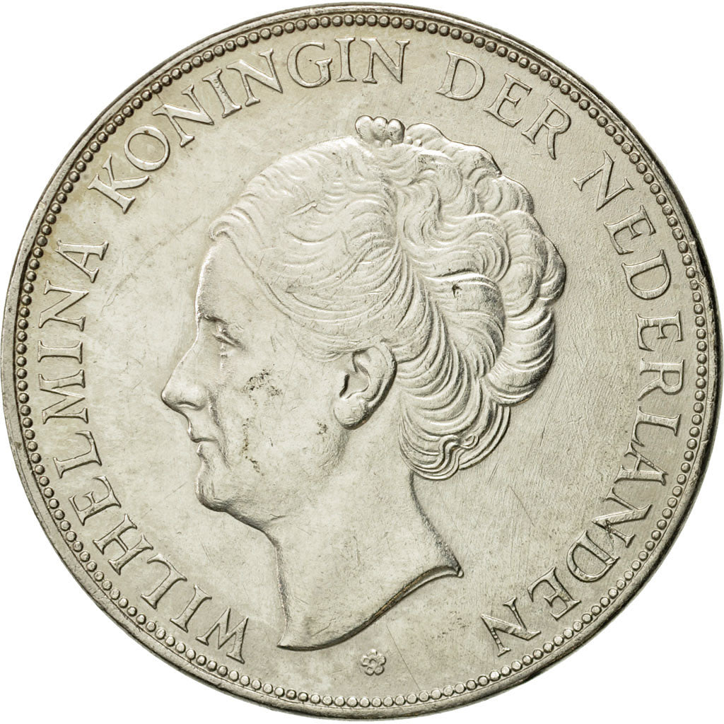 Monnaie, Pays-Bas, Wilhelmina I, 2-1/2 Gulden, 1931, SUP, Argent, KM:165