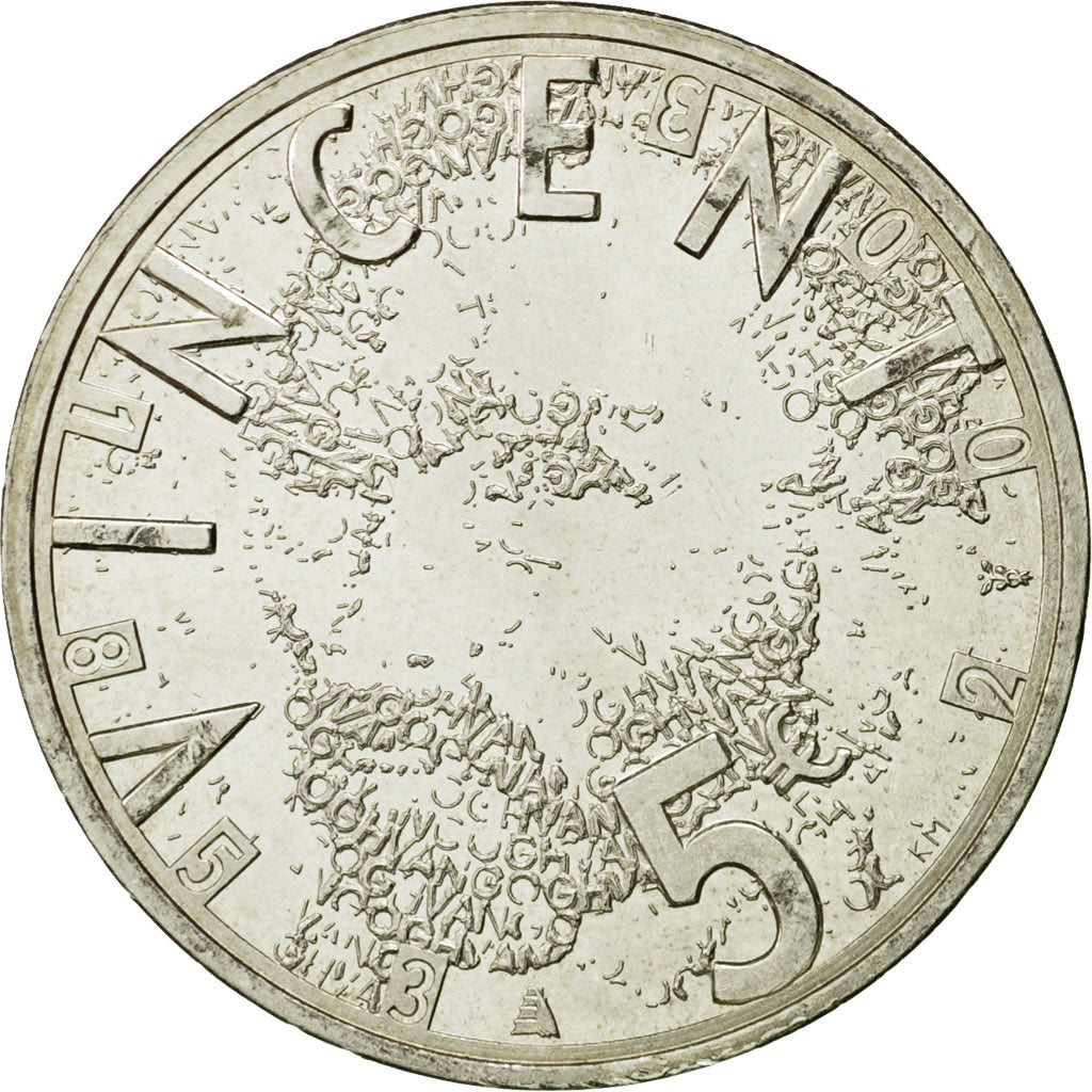 Netherlands, 5 Euro, 2003, AU(50-53), Silver, KM:245
