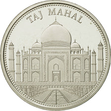 France, Medal, Merveilles du monde, Taj Mahal, Proof, MS(63), Silver