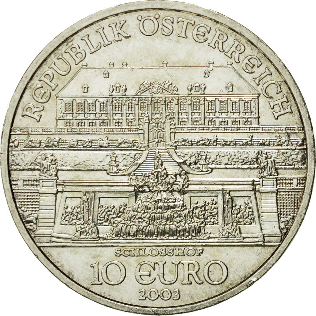 Austria, 10 Euro, 2003, AU(55-58), Silver, KM:3103