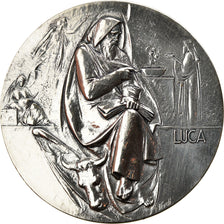 Vatican, Medal, Benoit XVI, Scène Biblique, Religions & beliefs, 2008, Luca