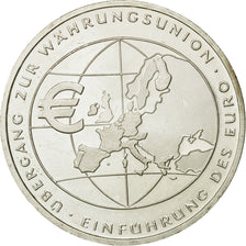 République fédérale allemande, 10 Euro, 2002, SPL, Argent, KM:215