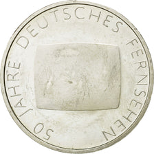GERMANY - FEDERAL REPUBLIC, 10 Euro, 2002, MS(63), Silver, KM:219