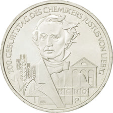 GERMANY - FEDERAL REPUBLIC, 10 Euro, 2003, MS(63), Silver, KM:222