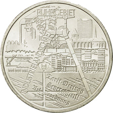 GERMANY - FEDERAL REPUBLIC, 10 Euro, 2003, MS(63), Silver, KM:224