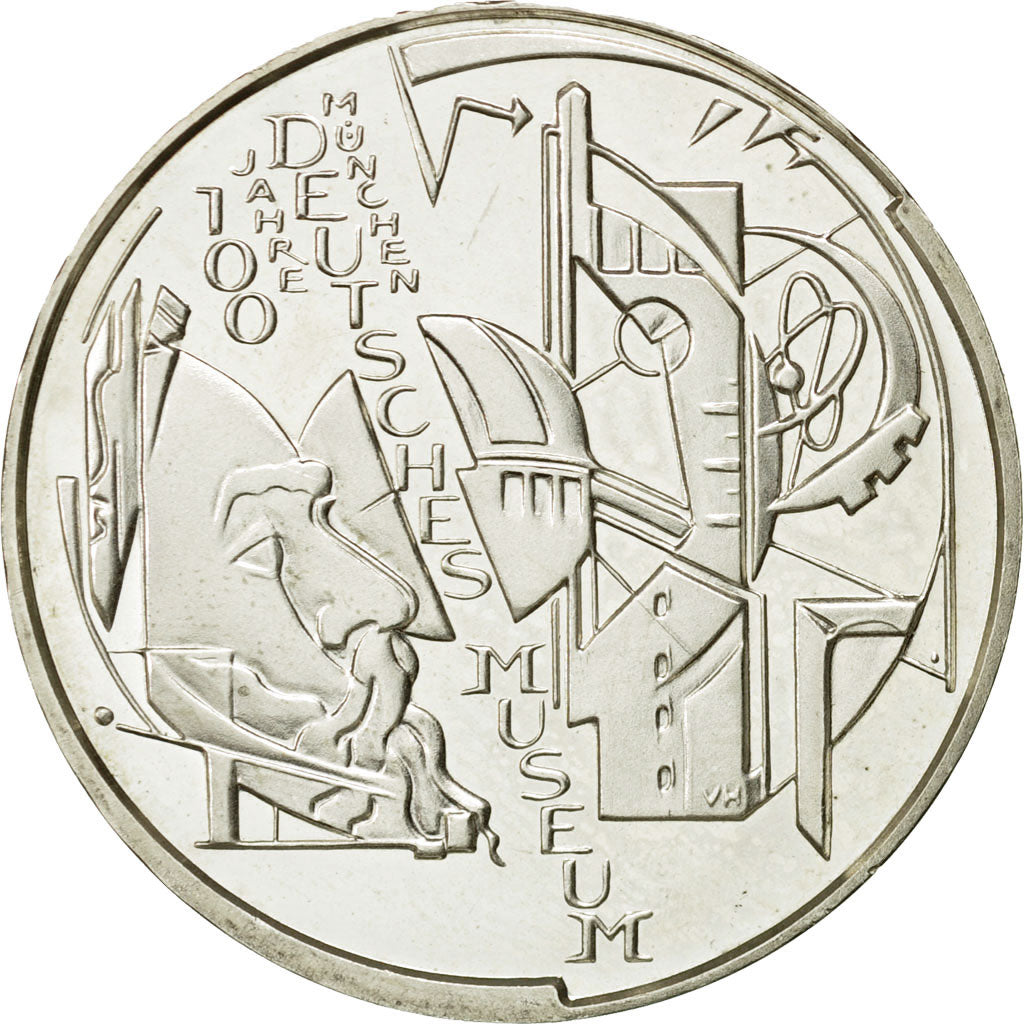 GERMANY - FEDERAL REPUBLIC, 10 Euro, 2003, MS(63), Silver, KM:225