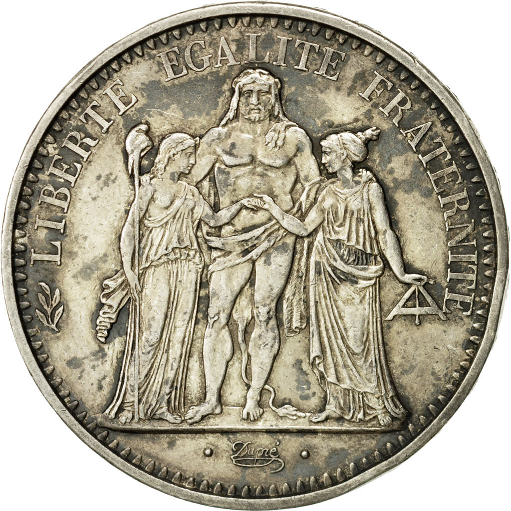 Coin, France, Hercule, 10 Francs, 1965, Paris, EF(40-45), Silver, KM:932