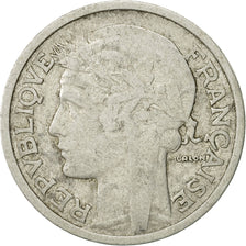 Coin, France, Morlon, 2 Francs, 1947, Beaumont - Le Roger, EF(40-45), Aluminum