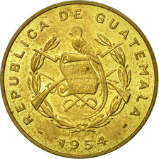 Coin, Guatemala, Centavo, Un, 1954, EF(40-45), Brass, KM:254