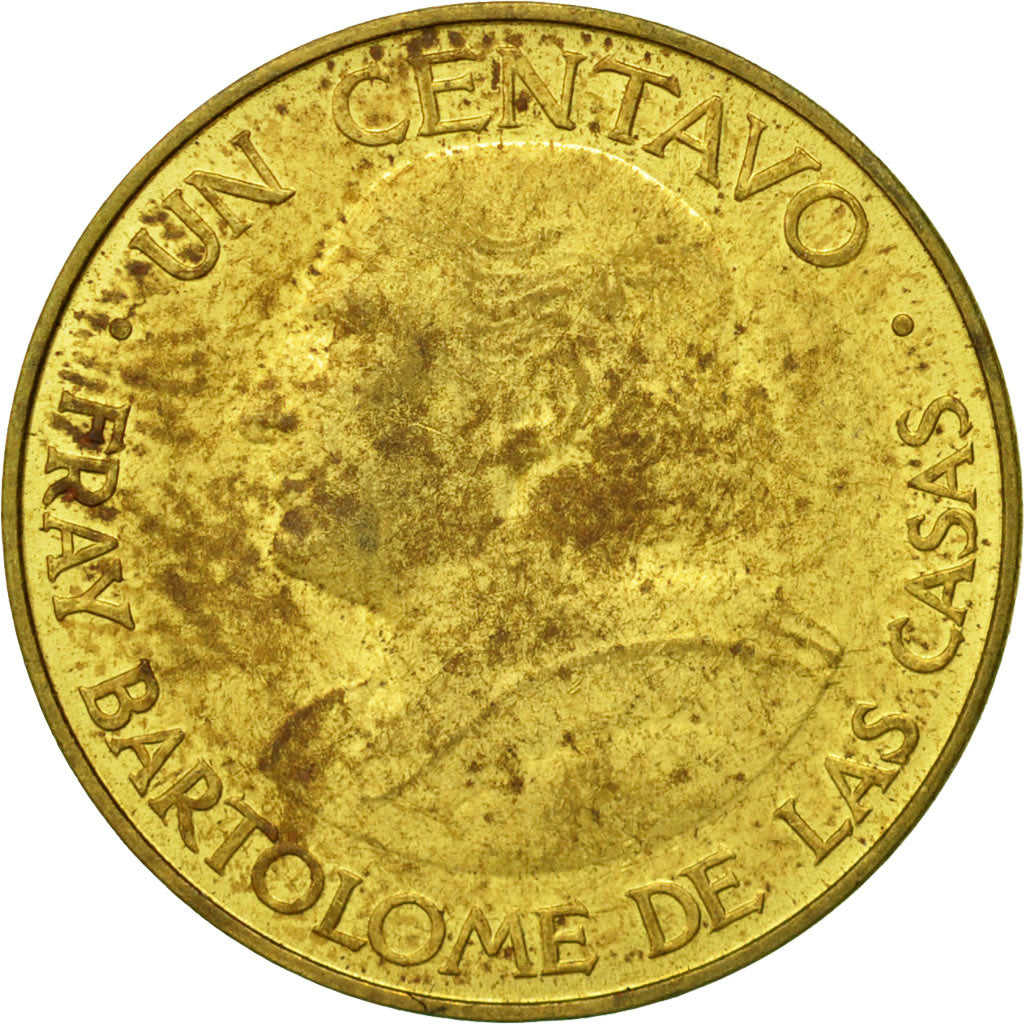 Coin, Guatemala, Centavo, Un, 1954, EF(40-45), Brass, KM:254