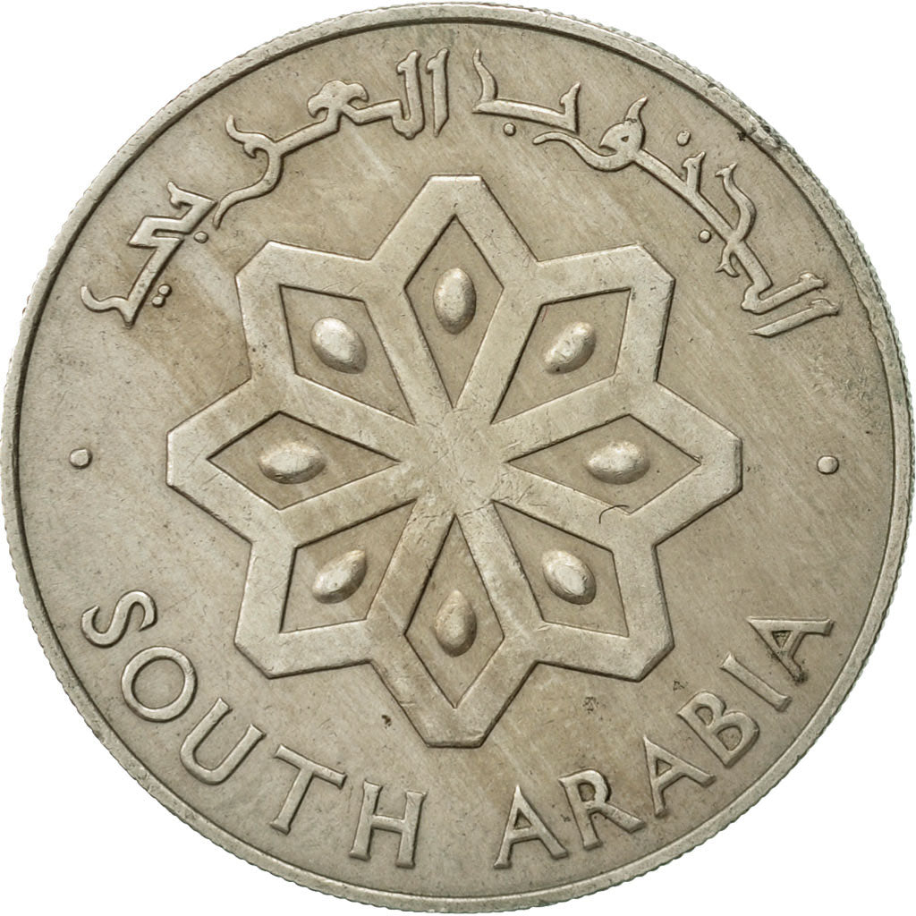 Coin, SOUTH ARABIA, 50 Fils, 1964, EF(40-45), Copper-nickel, KM:4