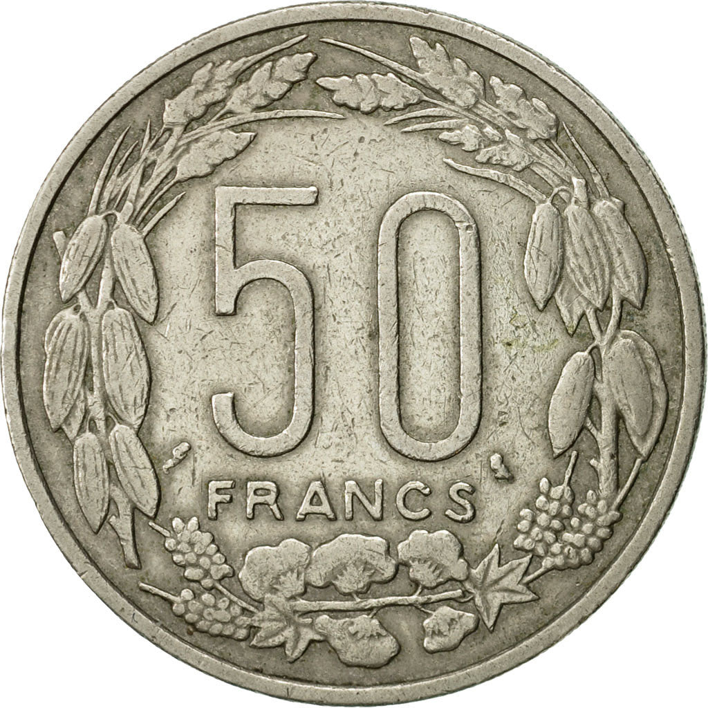 Coin, EQUATORIAL AFRICAN STATES, 50 Francs, 1963, Paris, EF(40-45)
