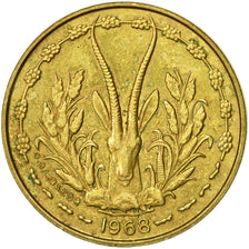 Monnaie, West African States, 5 Francs, 1968, Paris, TTB+