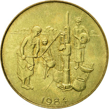 Coin, West African States, 10 Francs, 1984, Paris, EF(40-45), Aluminum-Bronze